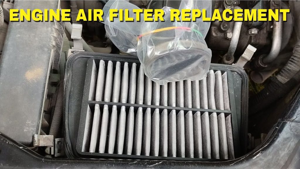 Engine Air Filter Replacement and Housing Maintenance