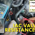 IAC Valve Resistance Testing Using Ohmmeter