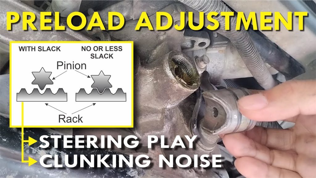 Steering Rack Preload Adjustment: Rack Play and Clunk